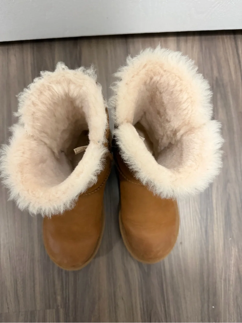 UGG Chestnut Shearling Button Booties